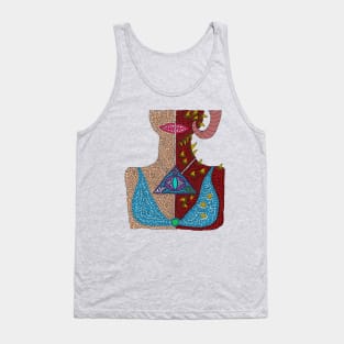 Half Human - Half Demon Tank Top